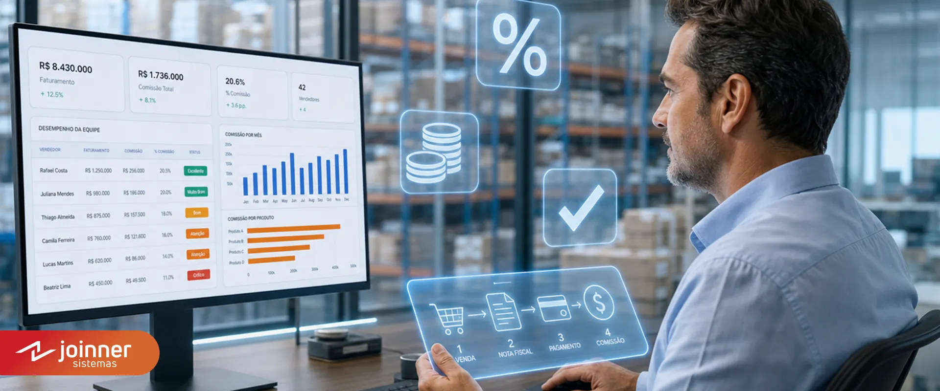 Controle de Comissões na distribuição de OPME